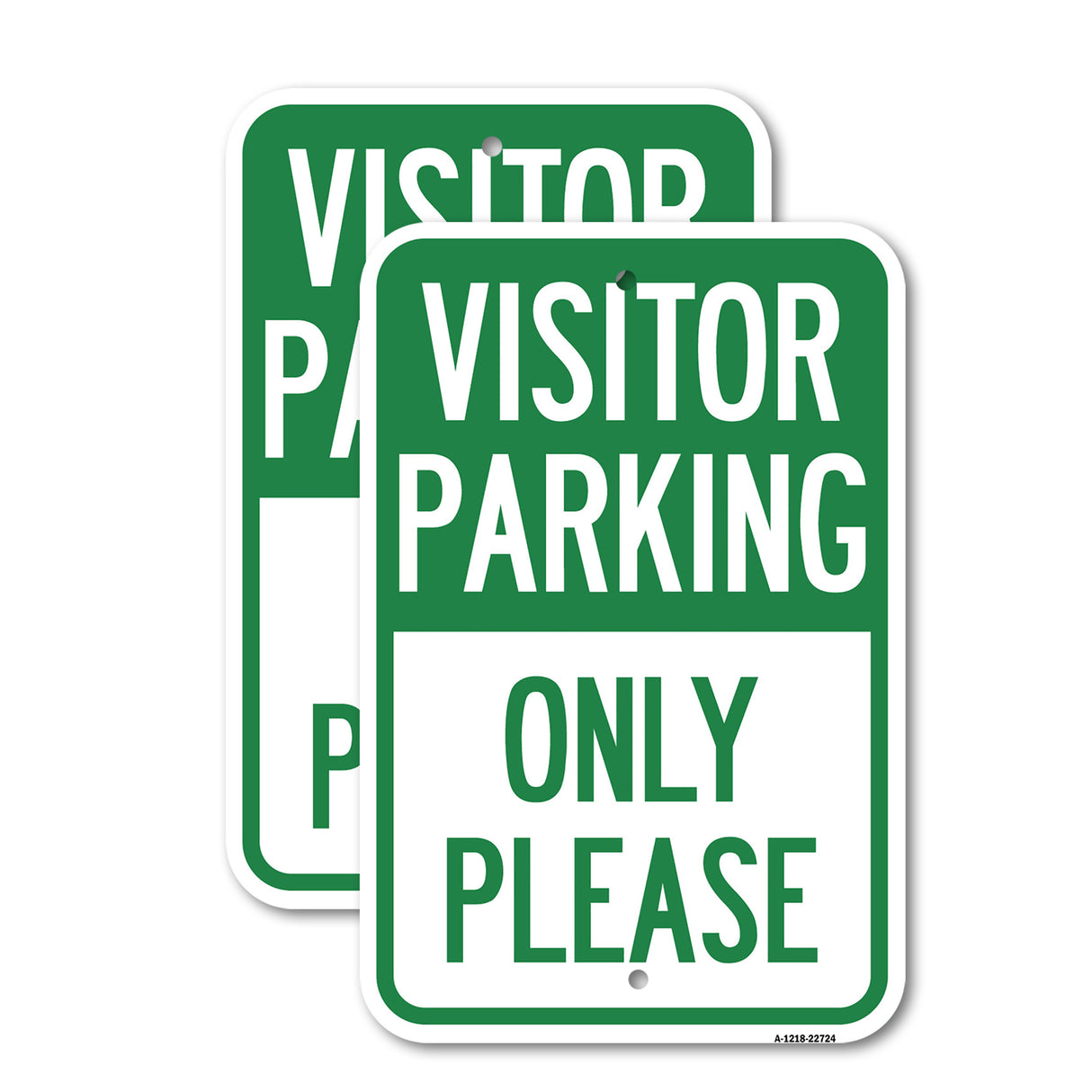 Visitor Parking Sign Visitor Parking Only Please