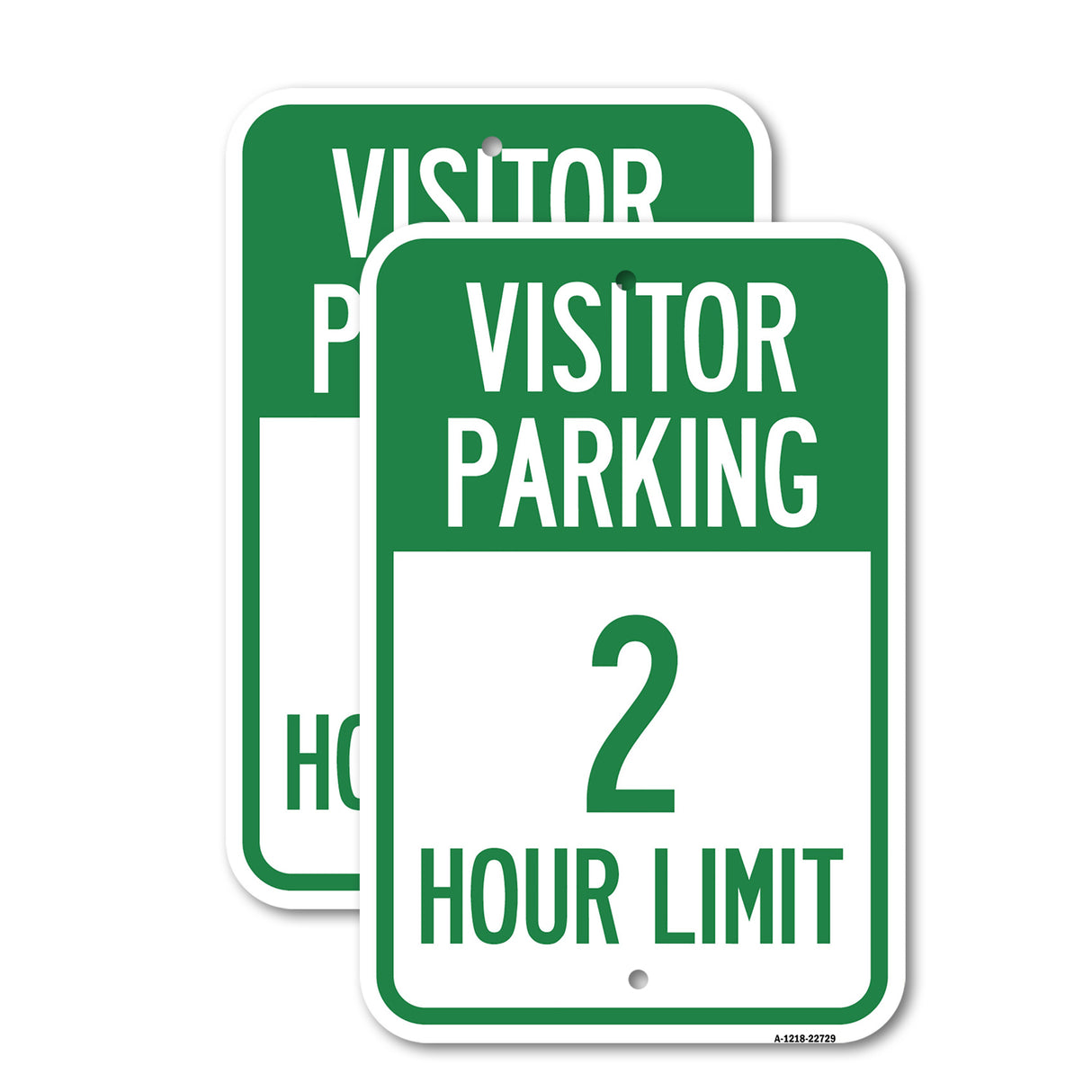 Visitor Parking Sign Visitor Parking 2 Hour Limit