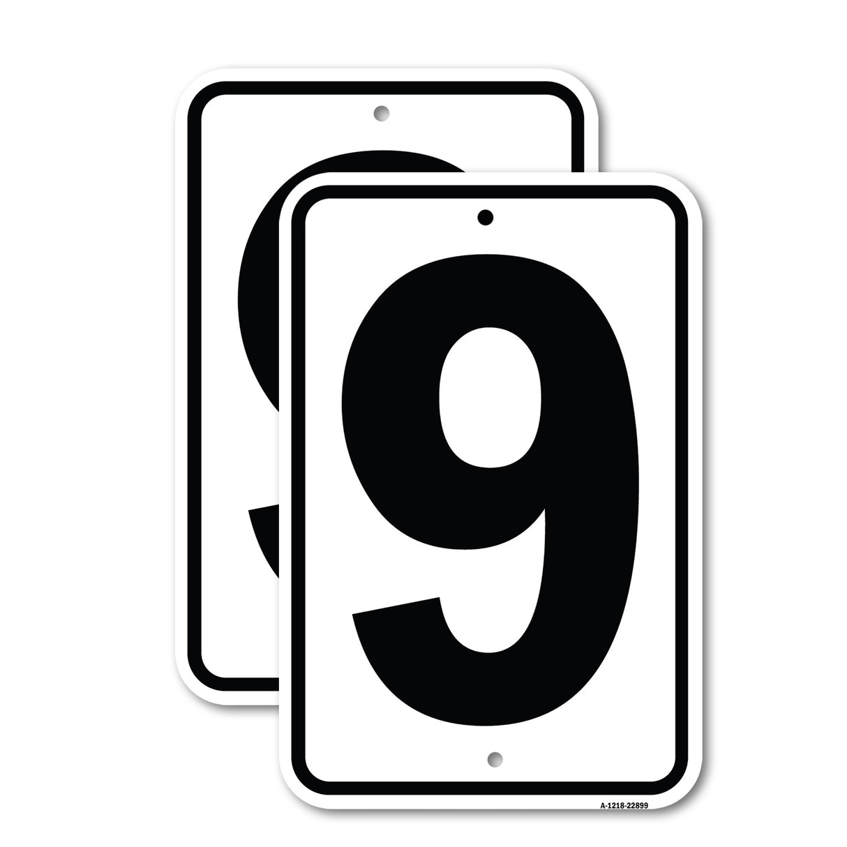 Sign with Number '9