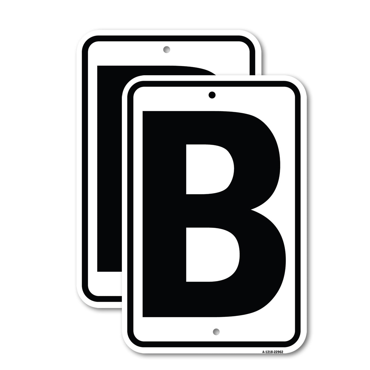 Sign with Letter B