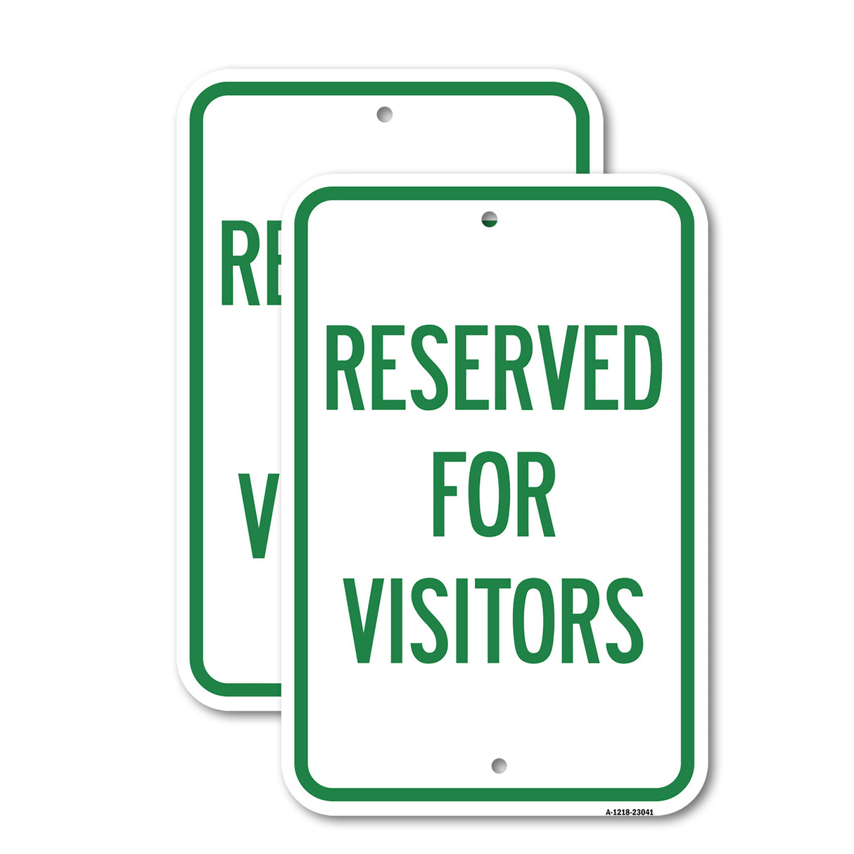 Reserved Parking Sign Reserved Parking for Visitors