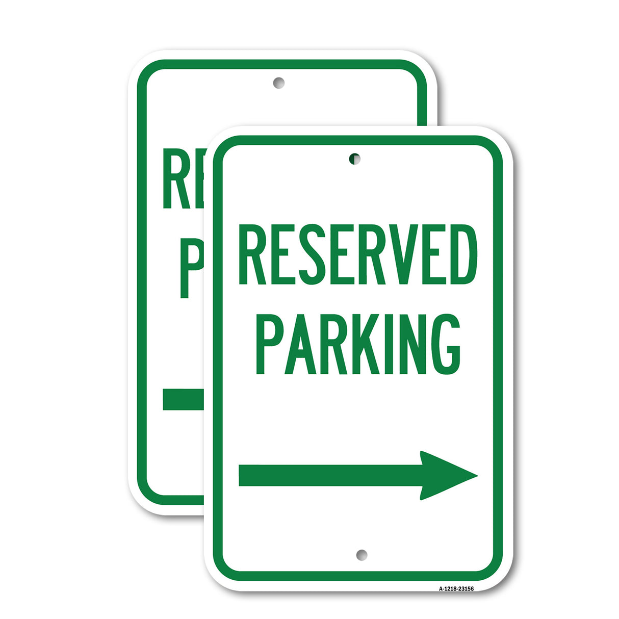 Reserved Parking (Right Arrow)
