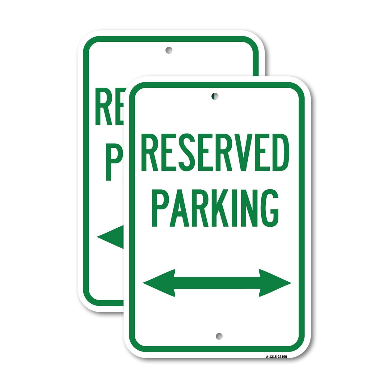 Reserved Parking (Arrow Pointing Left and Right)