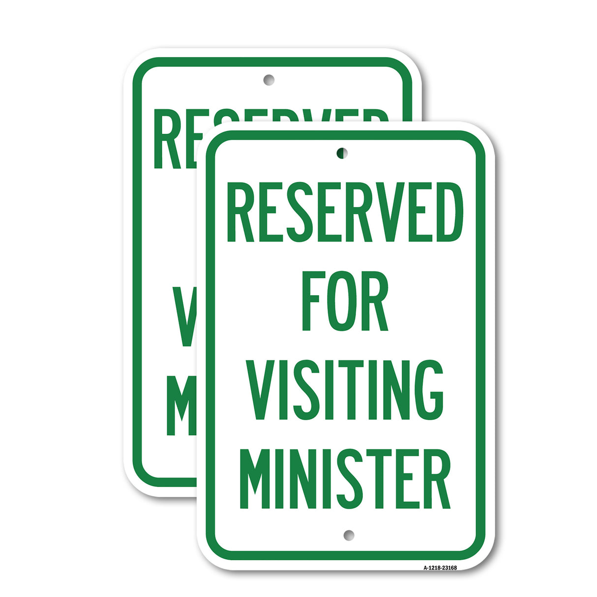 Reserved for Visiting Ministers