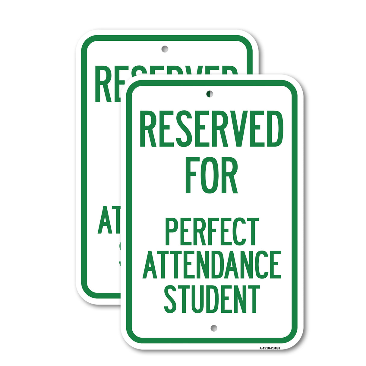 Reserved for Perfect Attendance Student