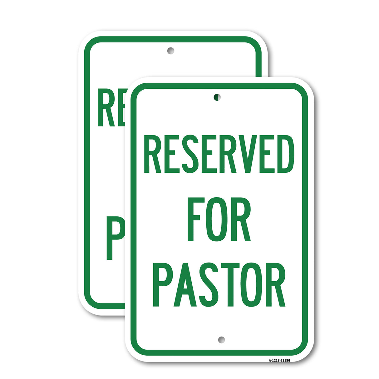 Reserved for Pastor