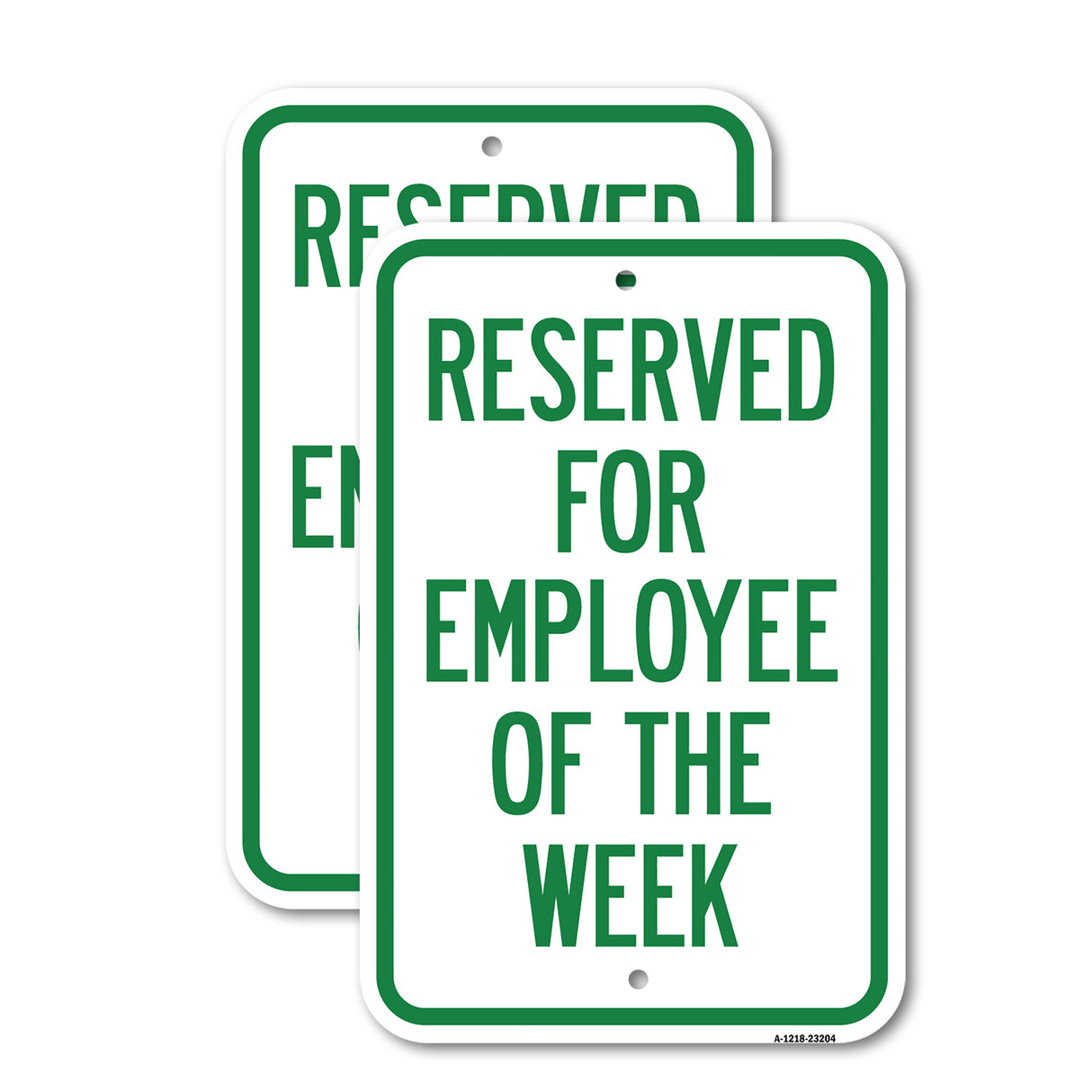 Reserved for Employee of the Week