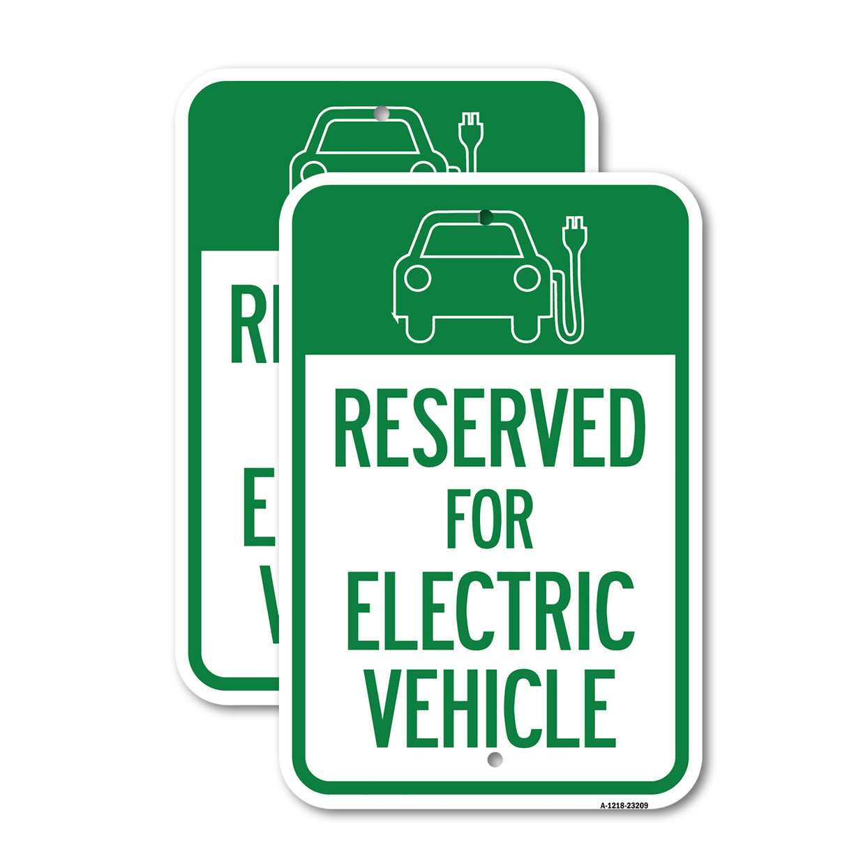 Reserved for Electric Vehicle (With Graphic)