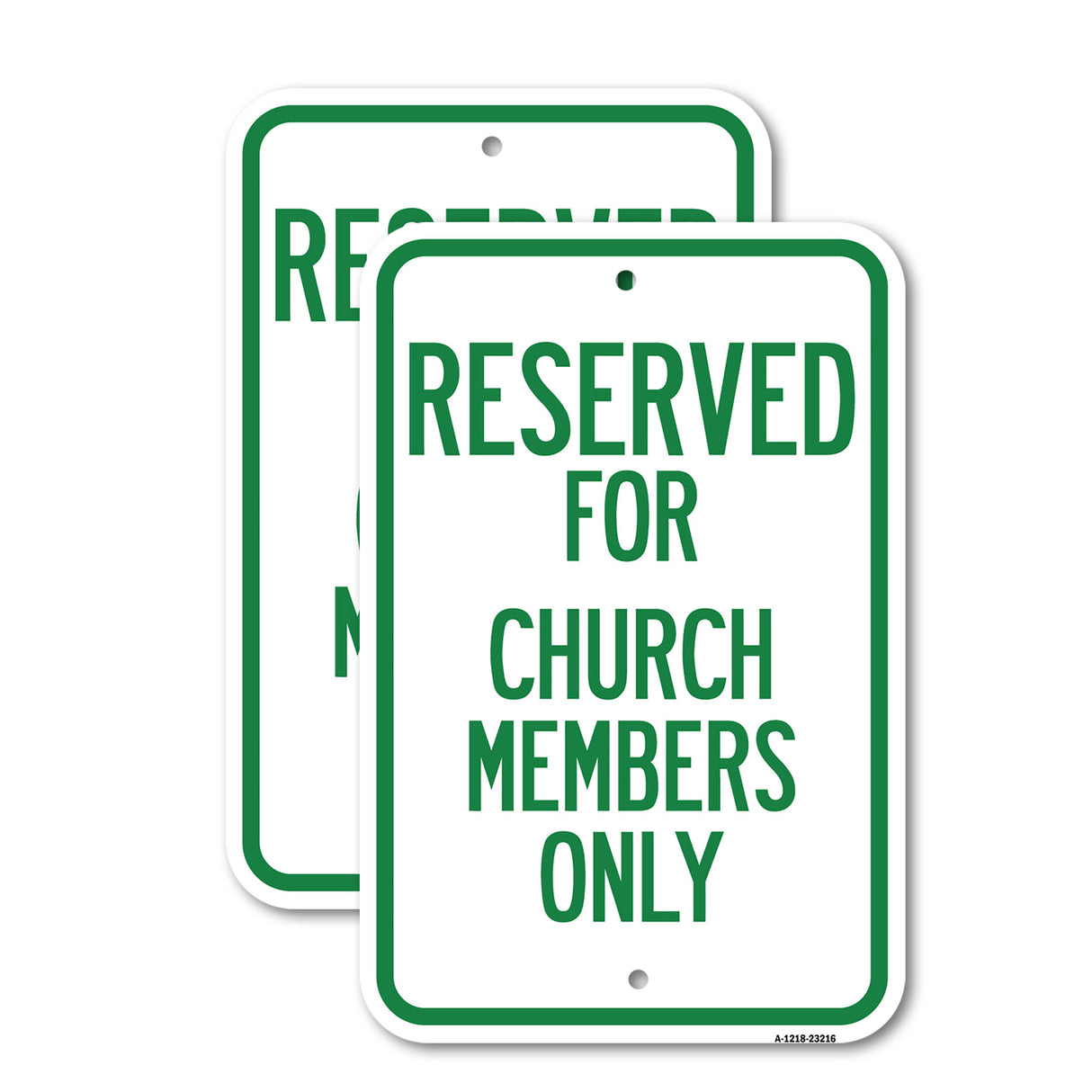 Reserved for Church Members Only