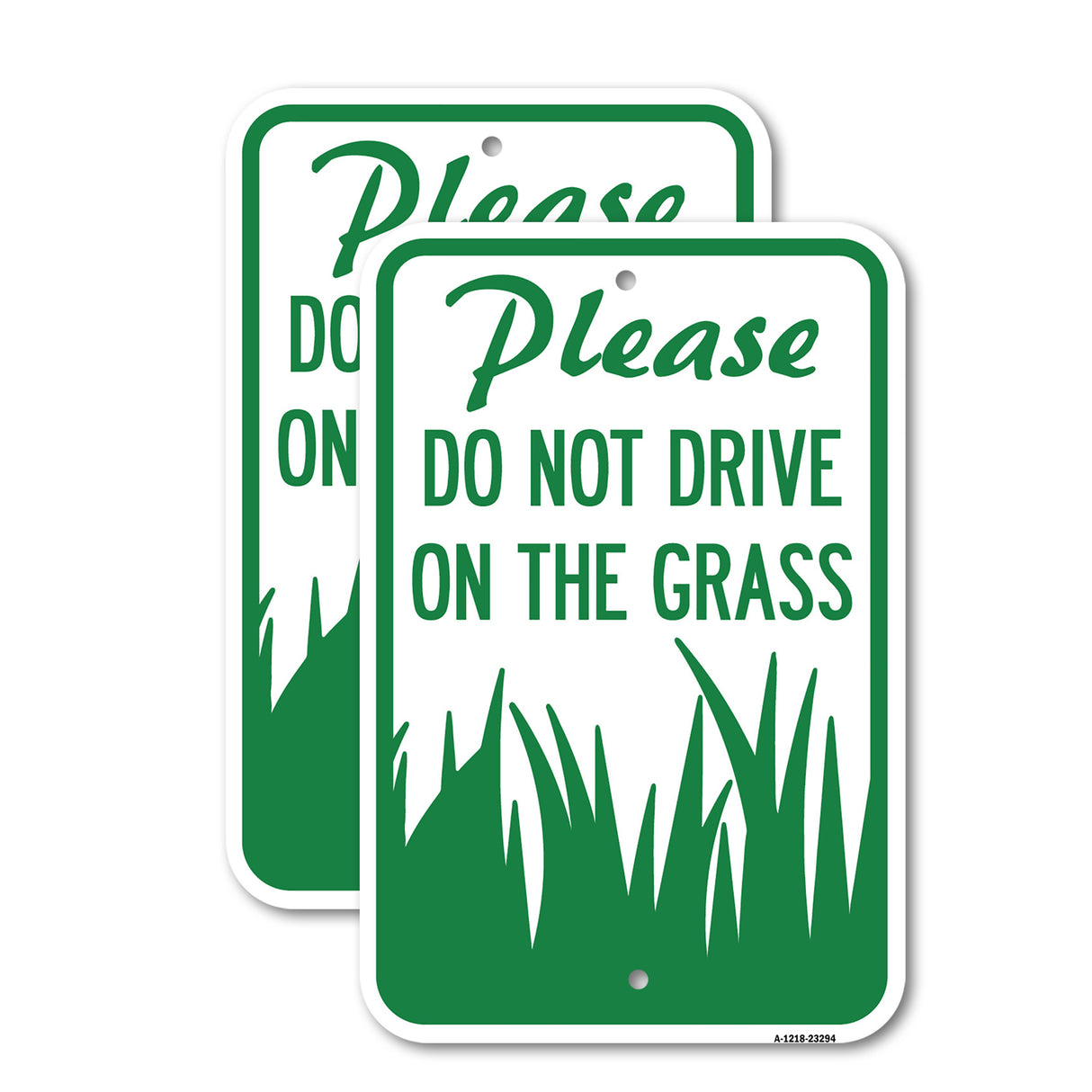Please Do Not Drive on the Grass