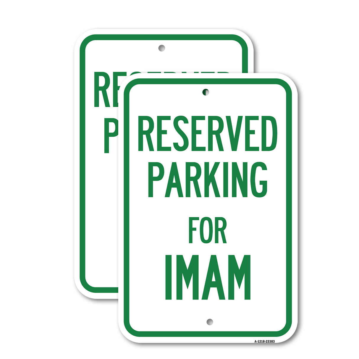 Parking Reserved for Imam