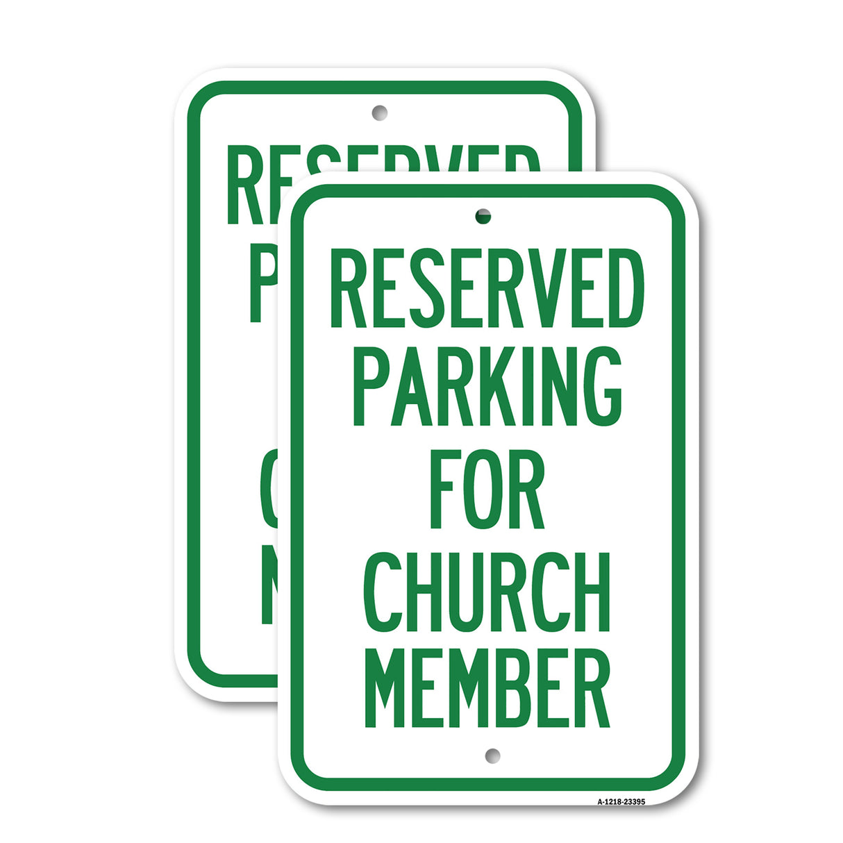 Parking Reserved for Church Member