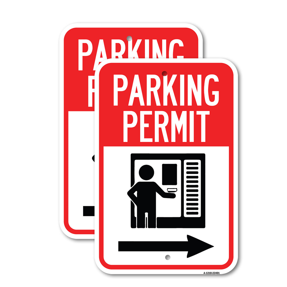 Parking Permit (With Right Arrow Symbol)
