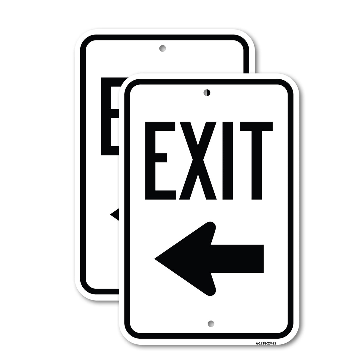 Parking Lot Sign Exit Sign (Left Arrow)