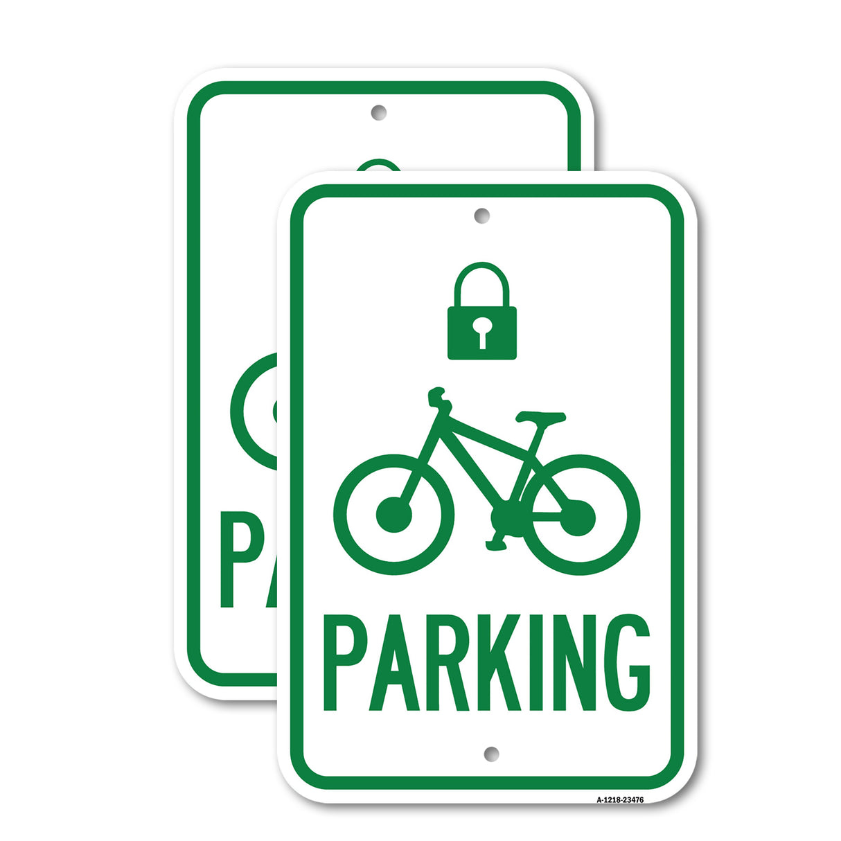 Parking (With Cycle and Lock Symbol)