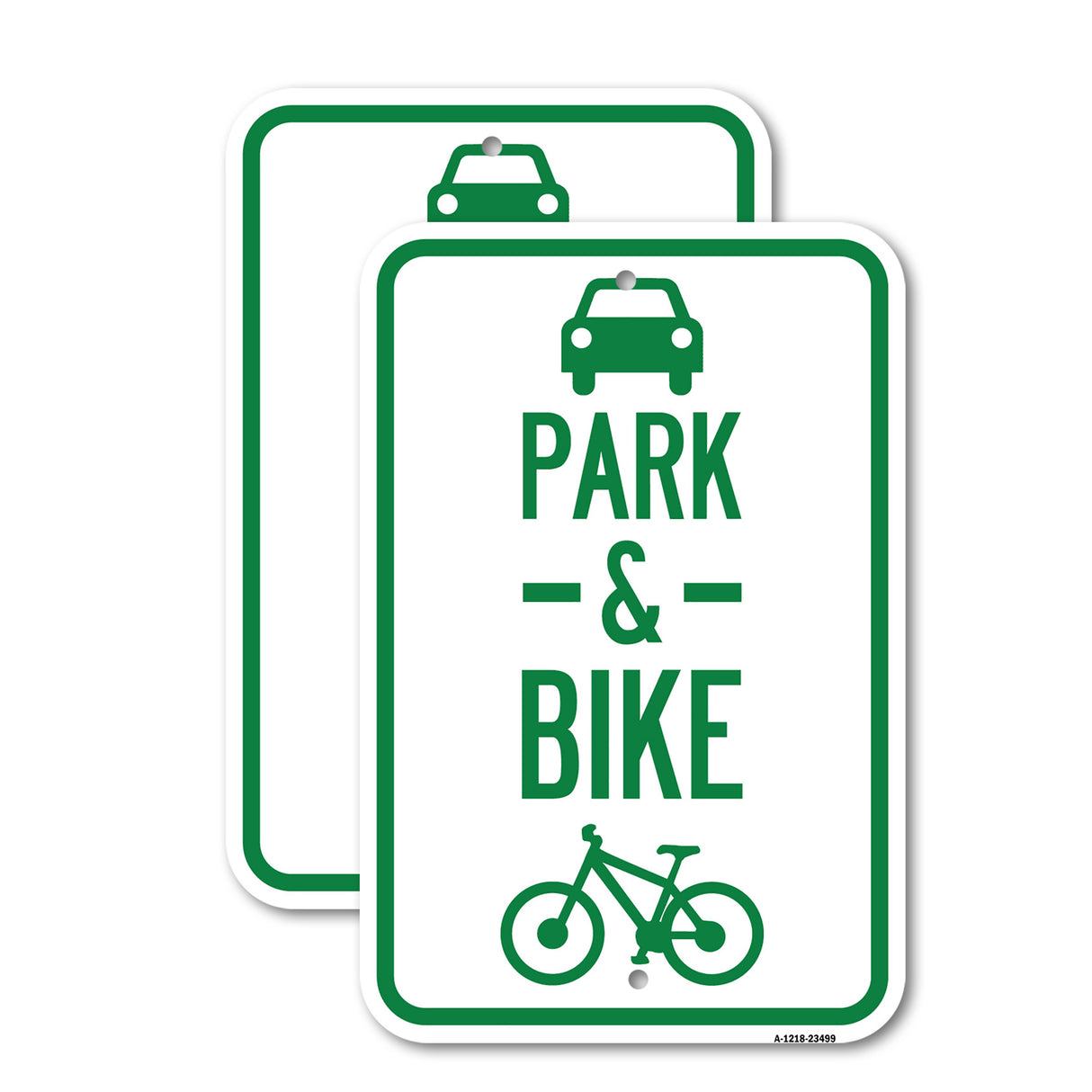 Park & Ride (With Bicycle Graphic