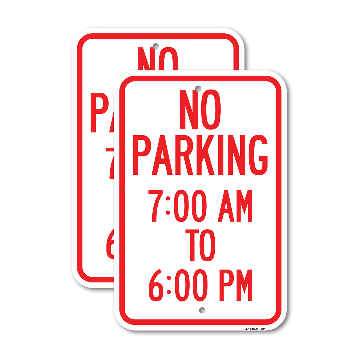 No Parking 7-00 Am to 6-00 Pm