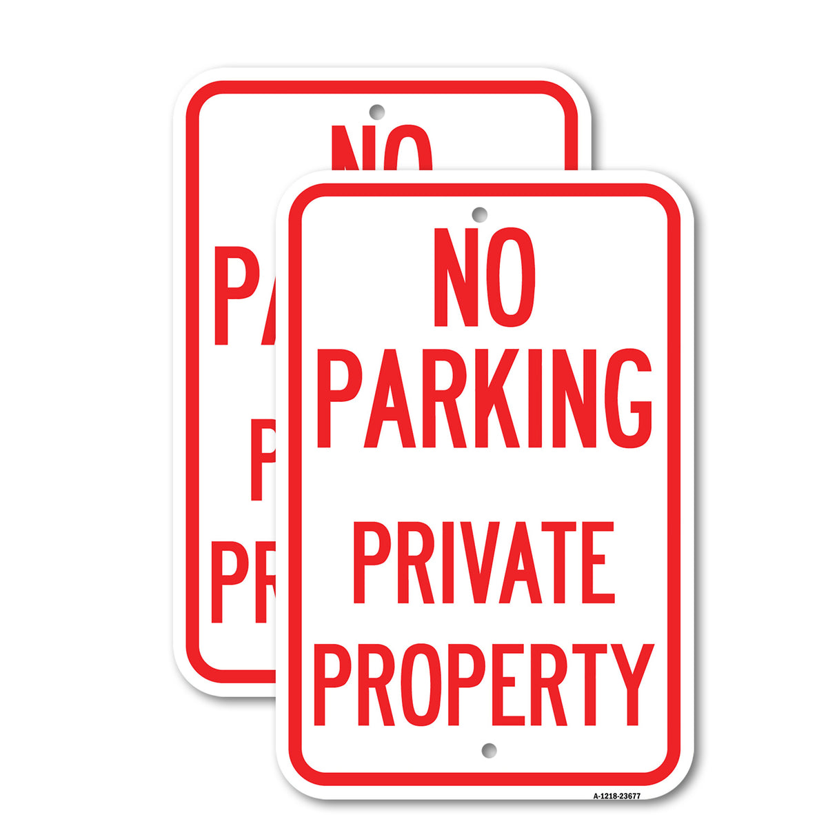 No Parking Private Property