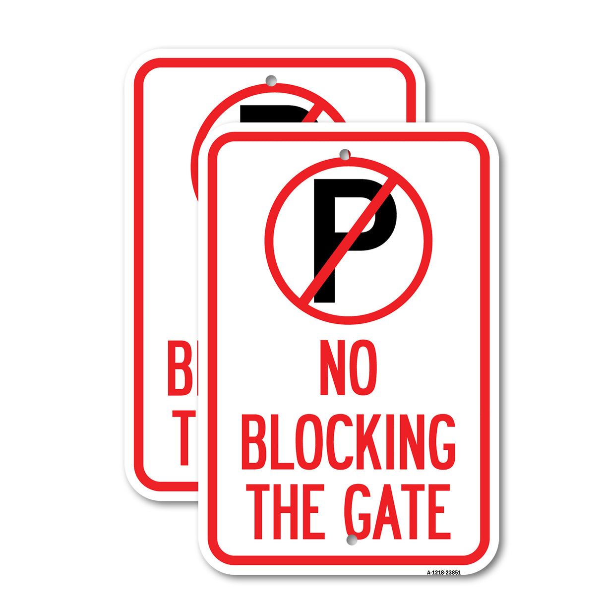 No Blocking the Gate with Graphic