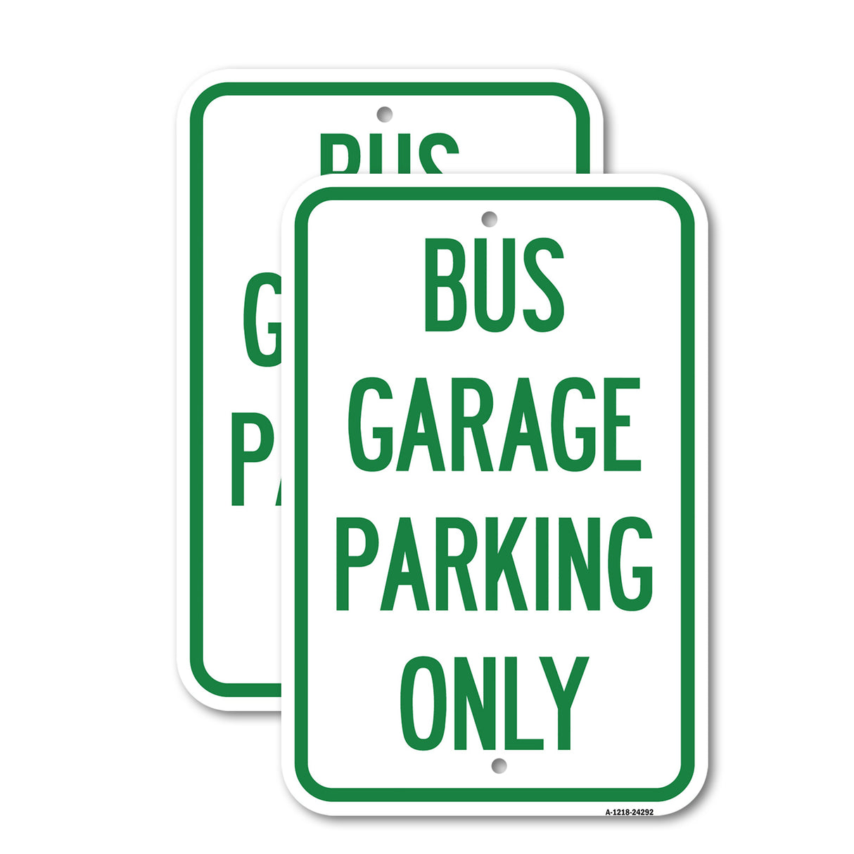 Bus Garage Parking Only