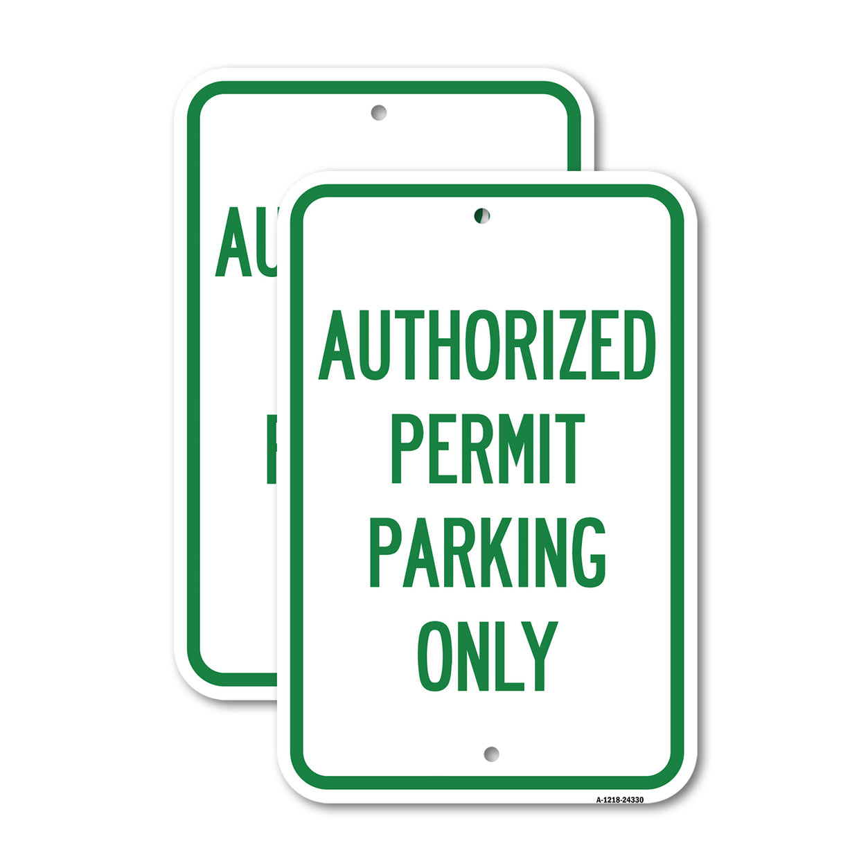Authorized Permit Parking Only