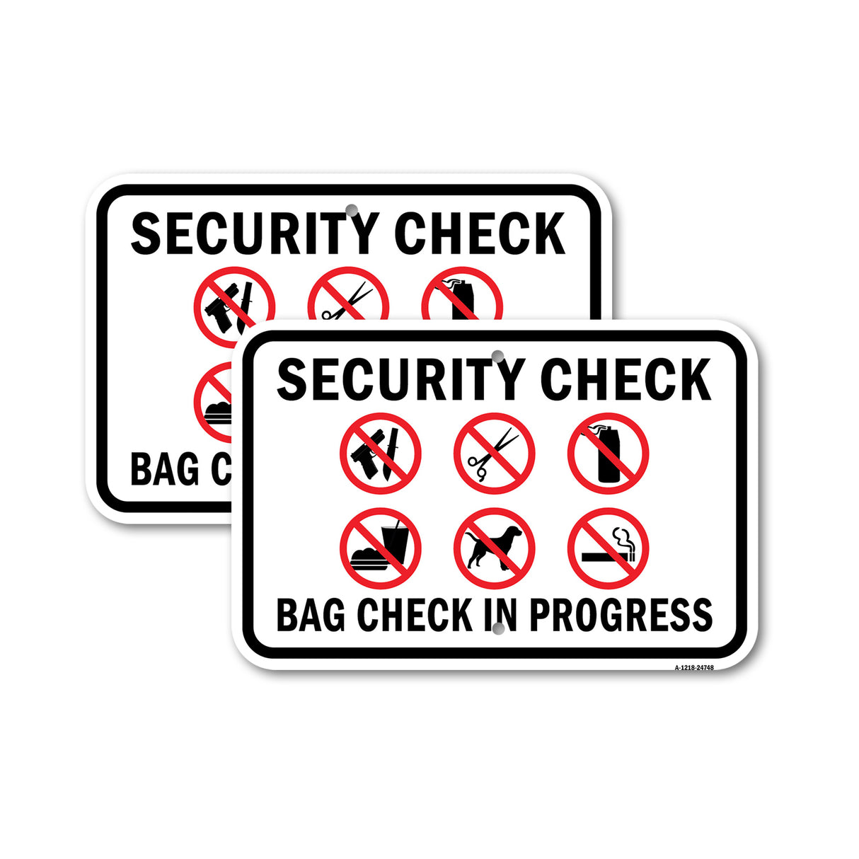 Security Check Bag Check In Progress