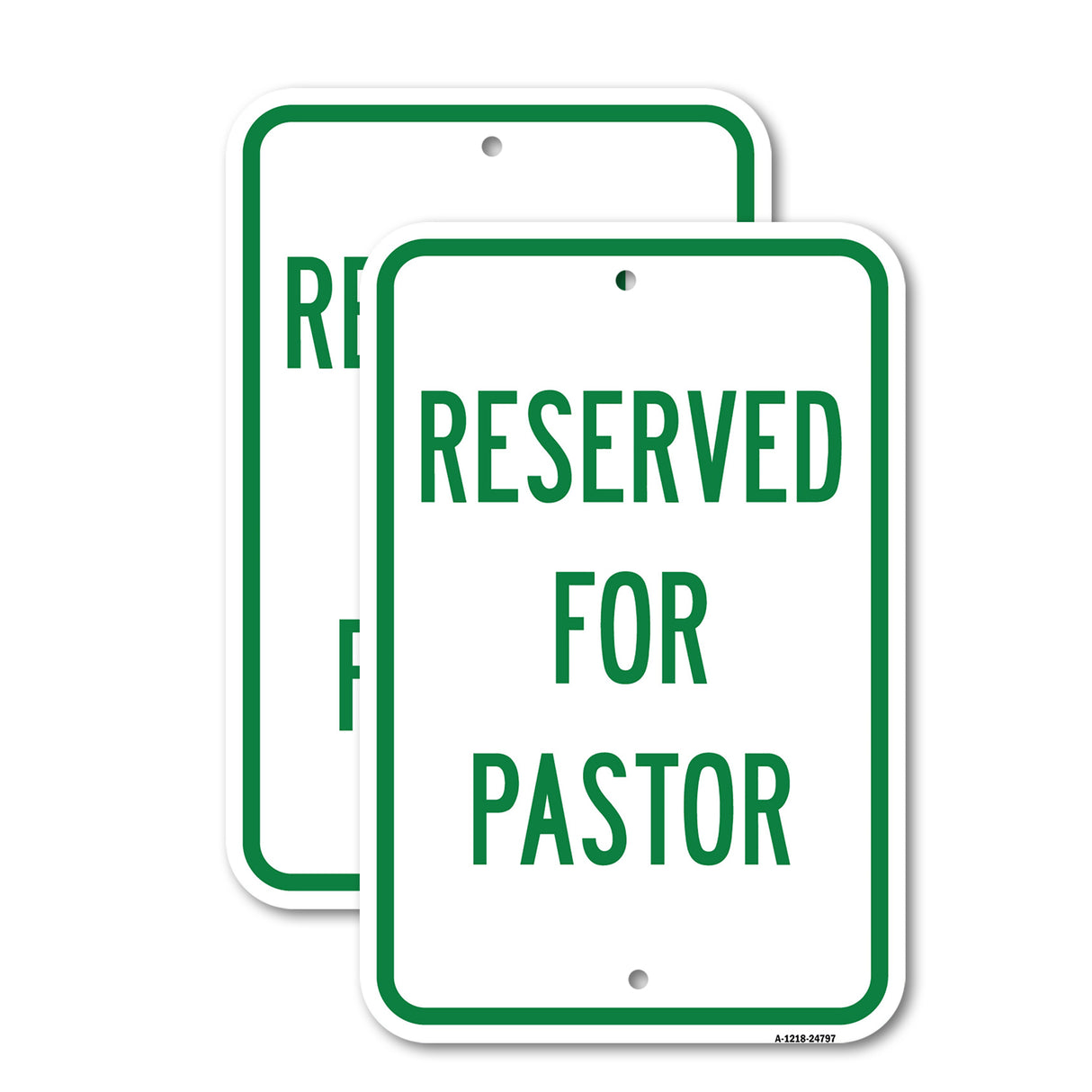 Reserved For Pastor