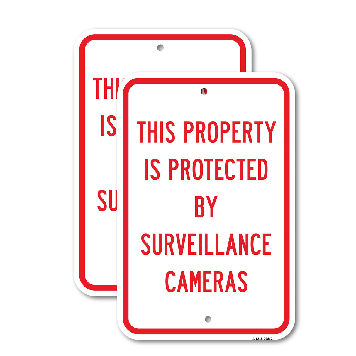 Property Protected By Surveillance Cameras