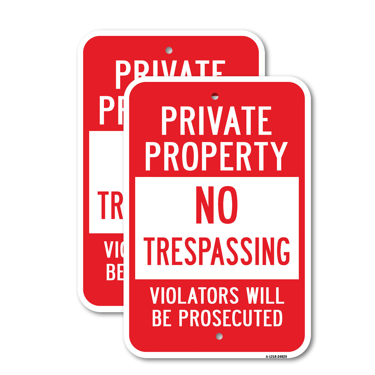 Private Property No Trespassing Violators Prosecut