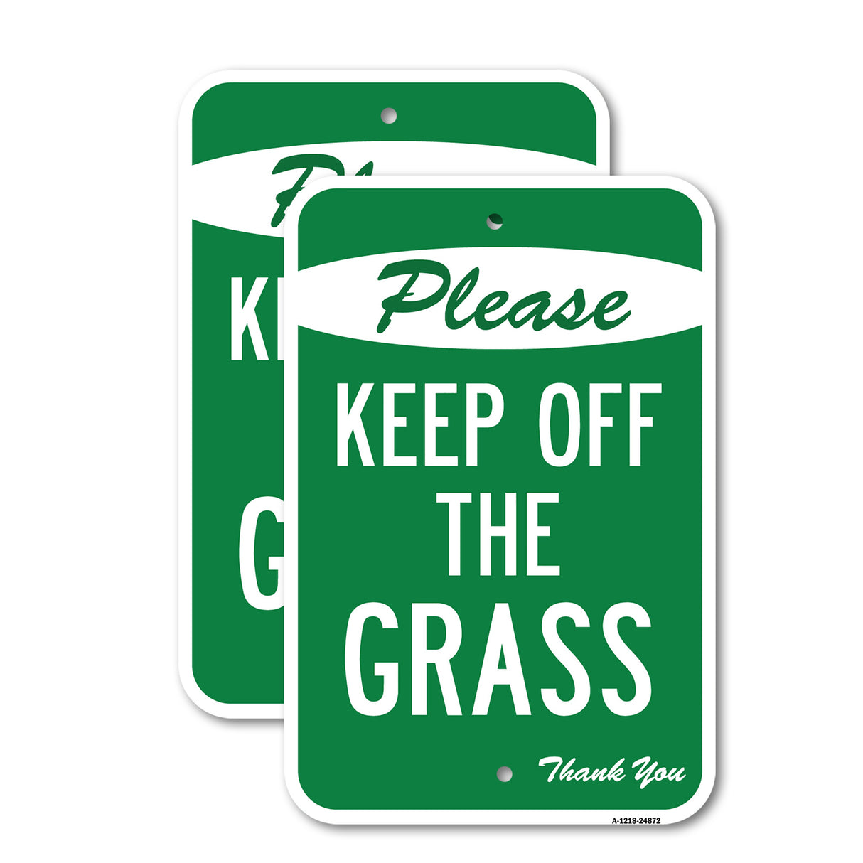 Please Keep Off The Grass Thank You