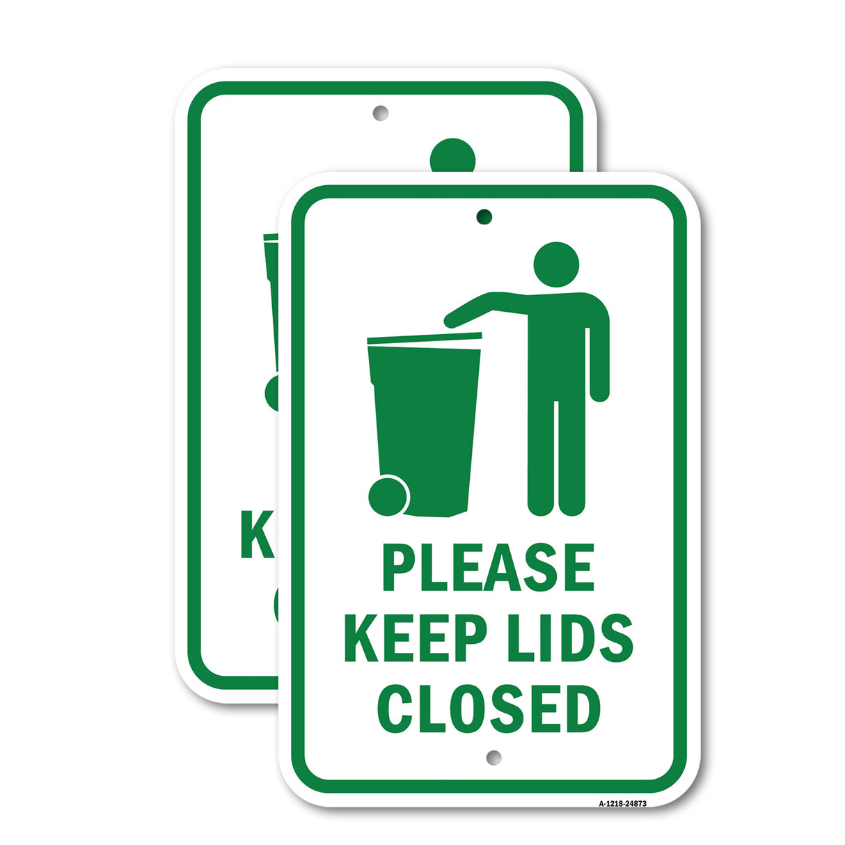 Please Keep Lids Closed