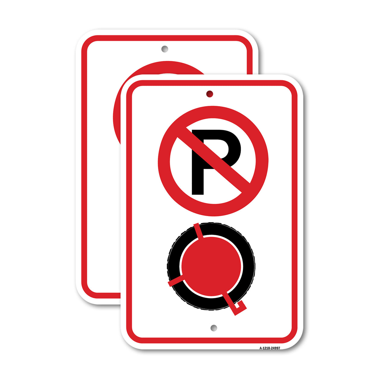 No Parking With Boot Symbol
