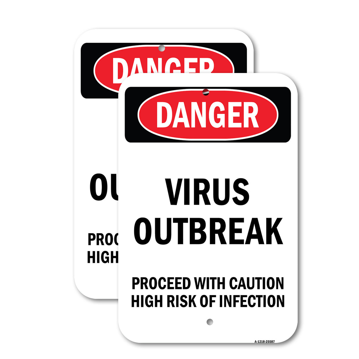 OSHA Notice Sign - Virus Outbreak
