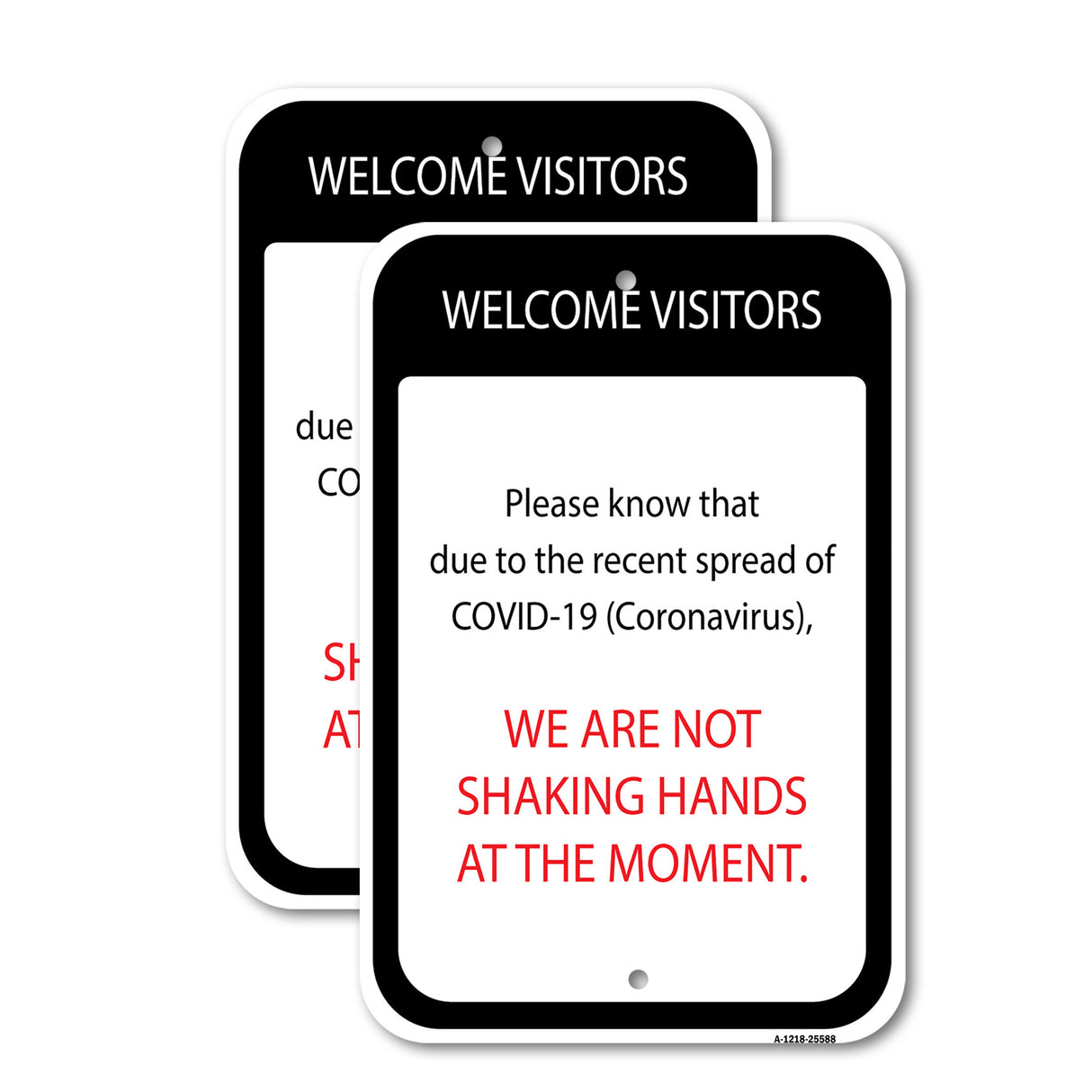 OSHA Notice Sign - Welcome Visitors