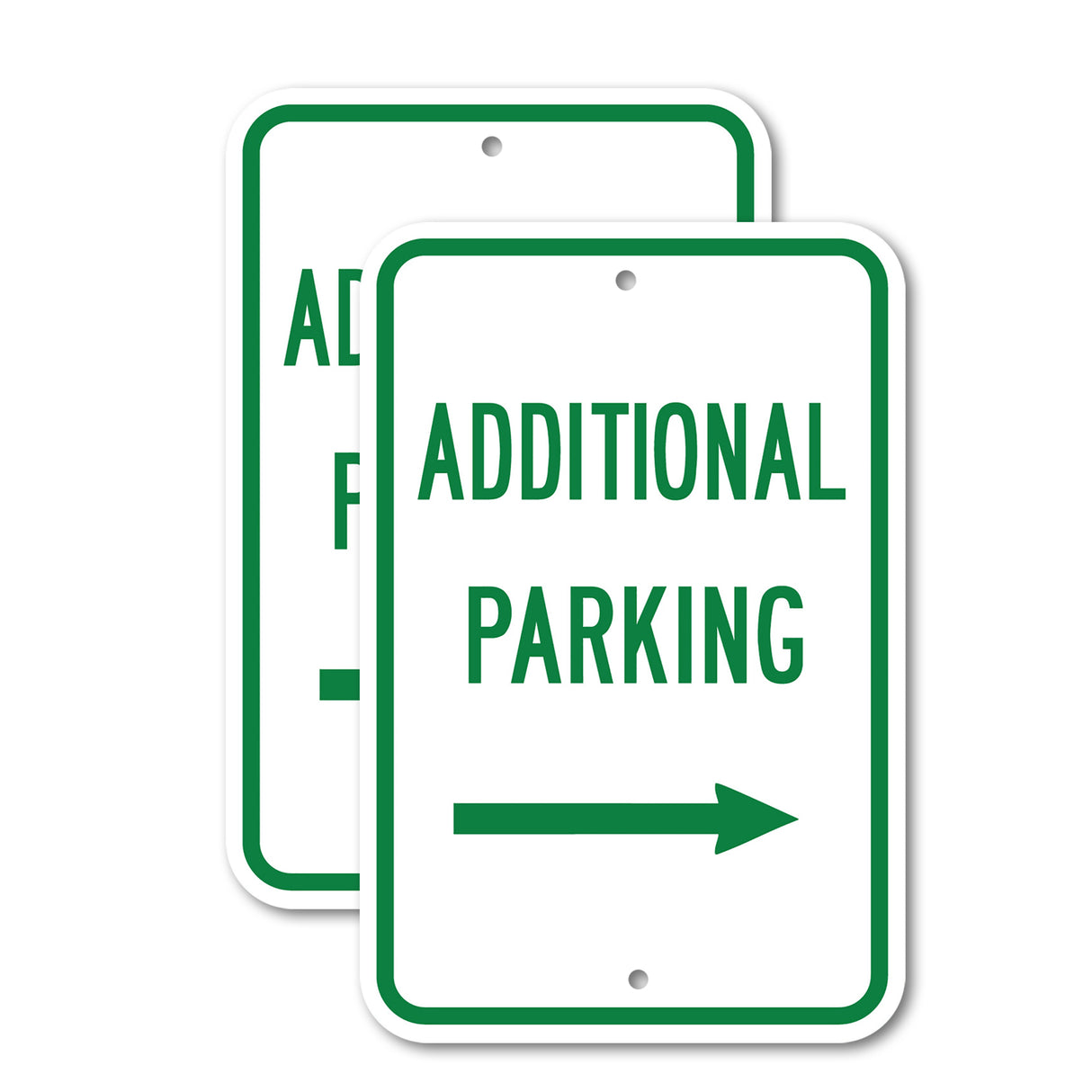 Additional Parking with Right Arrow