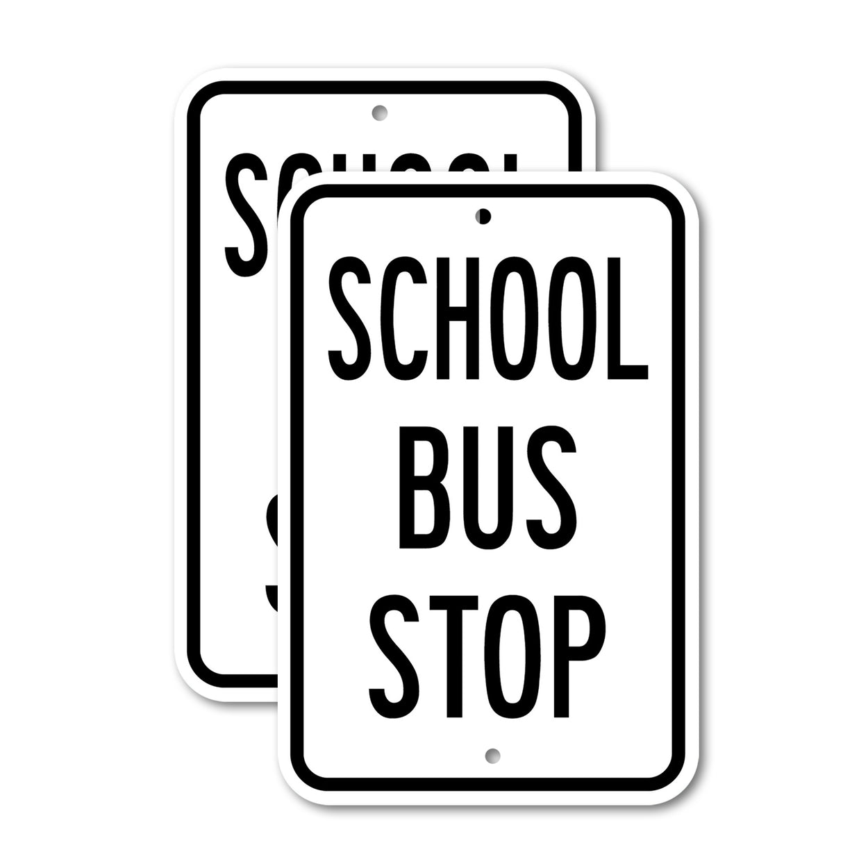 School Bus Stop Rust Proof