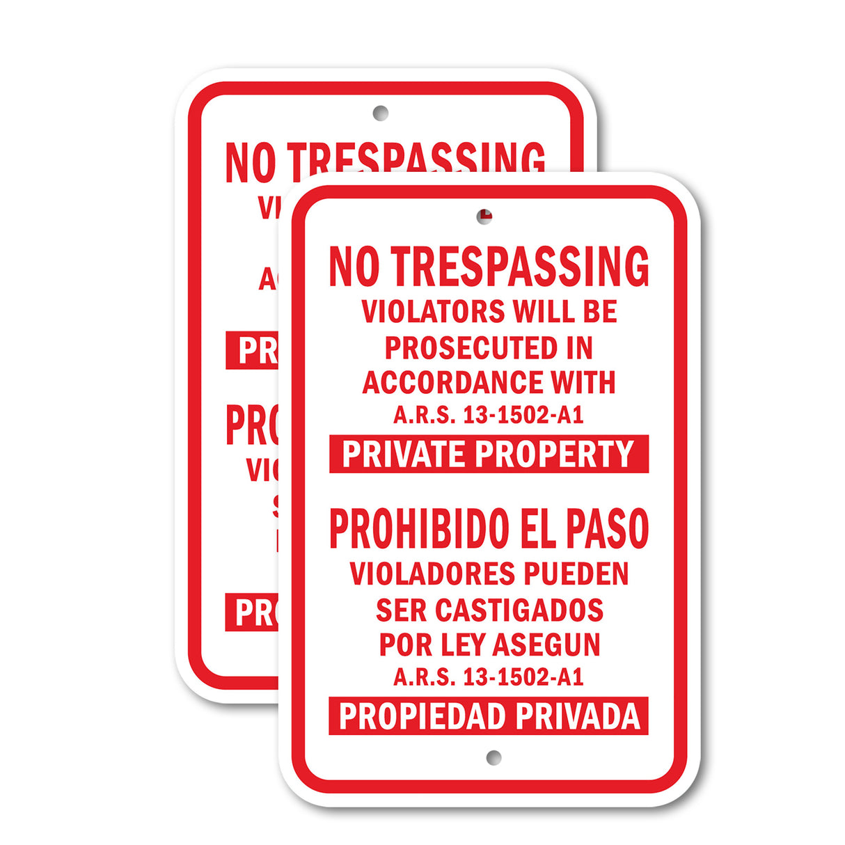No Trespassing Violators Will Be Prosecuted In
