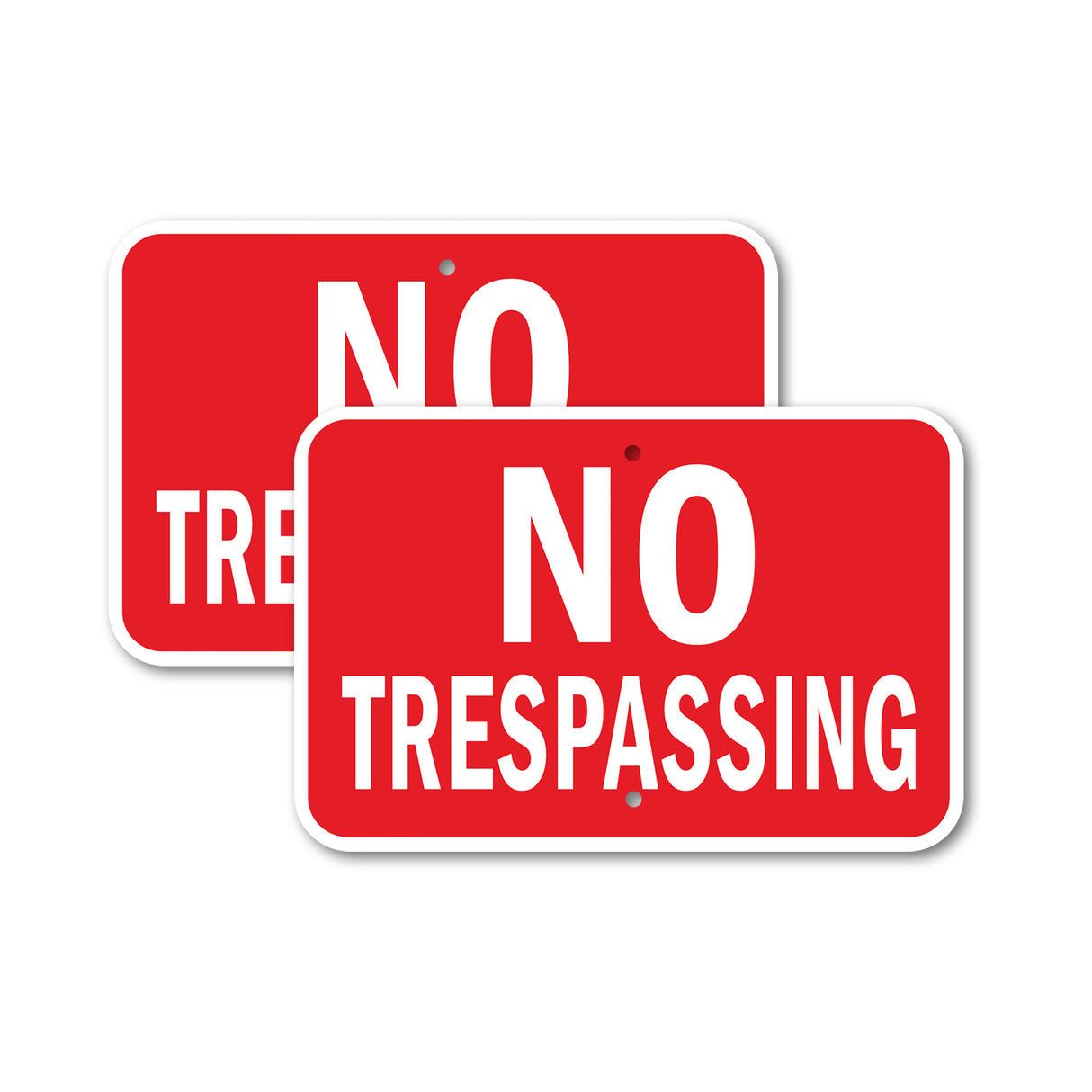 No Trespassing Rust Proof