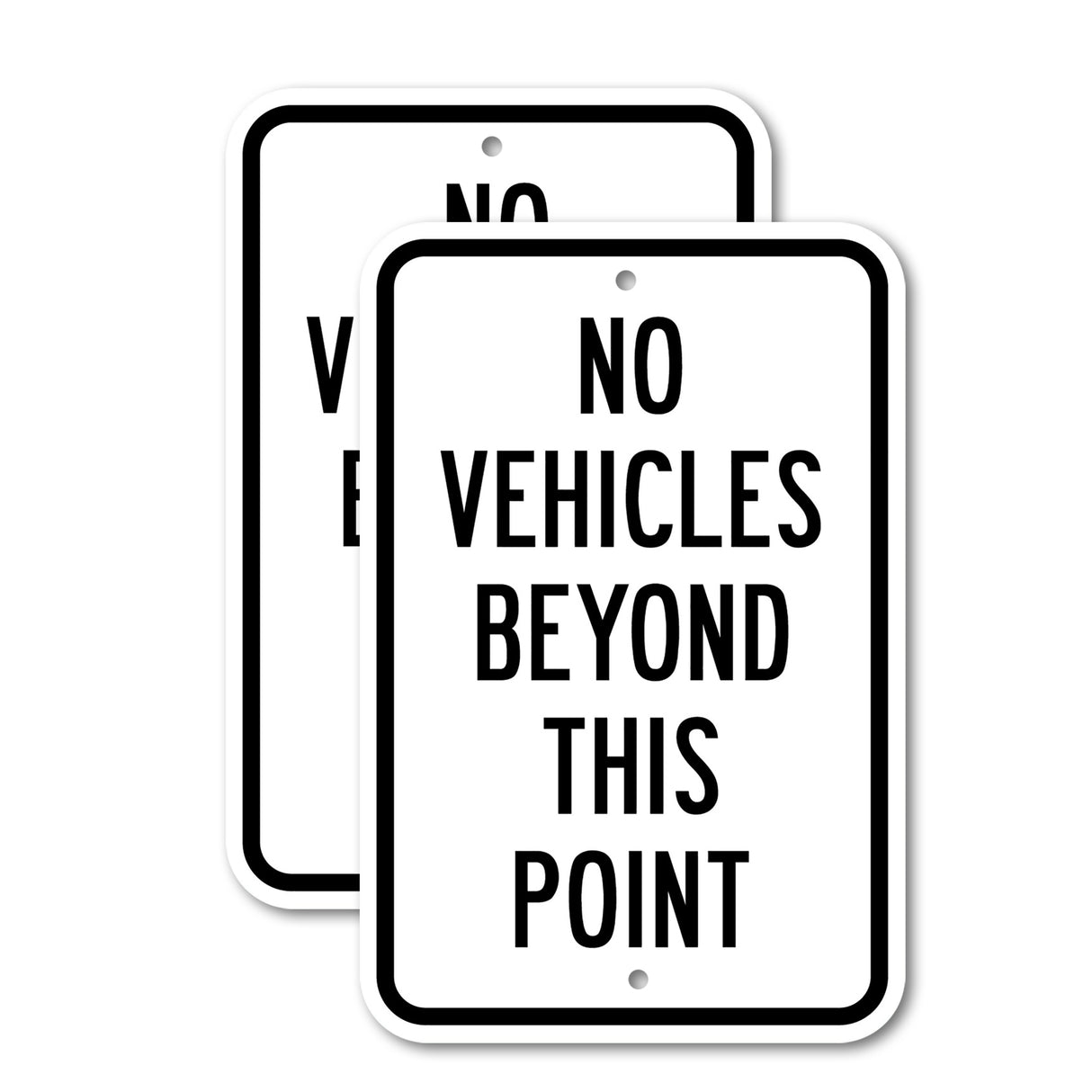 No Vehicles Beyond This Point