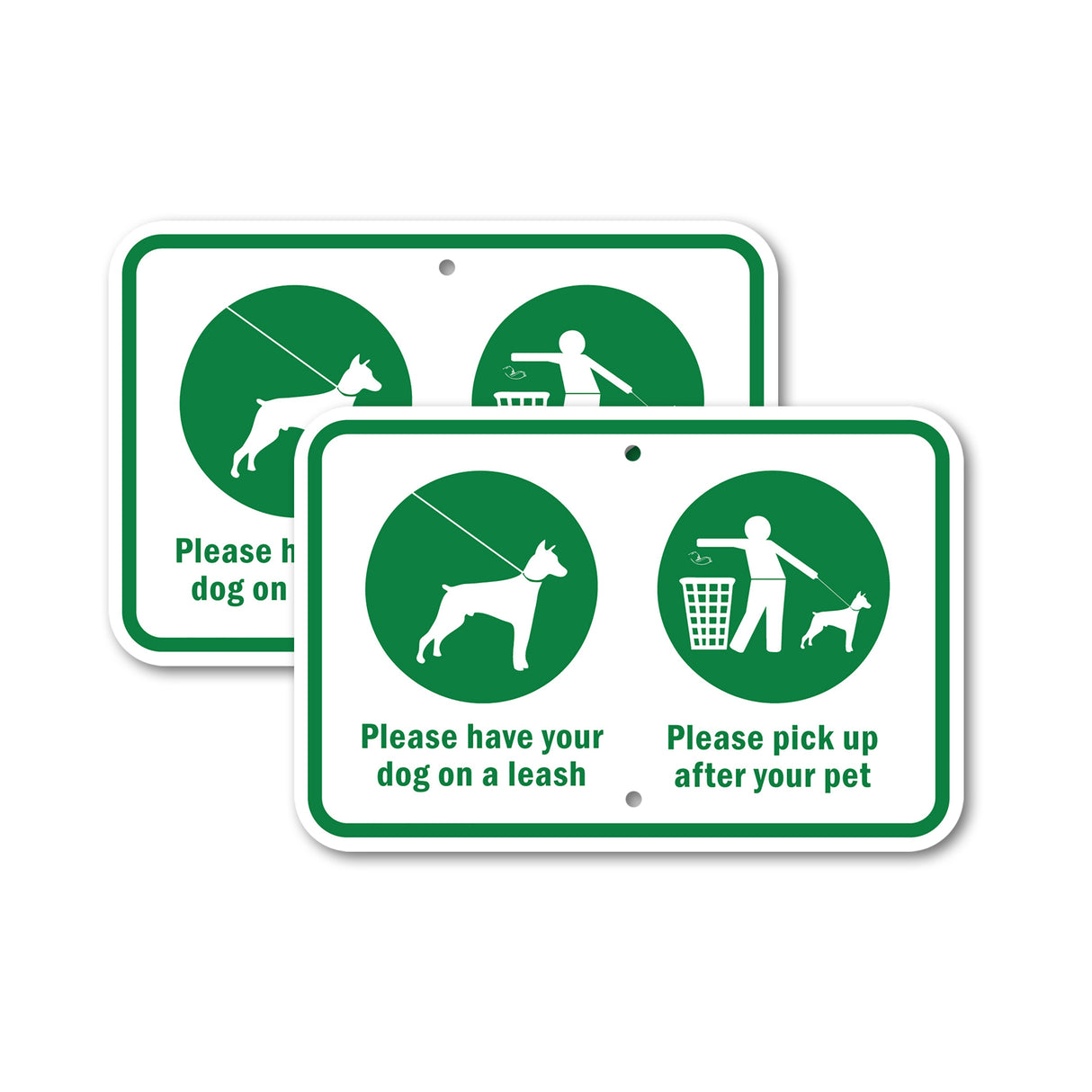 Please Have Your Dog On A Leash Please Pick Up