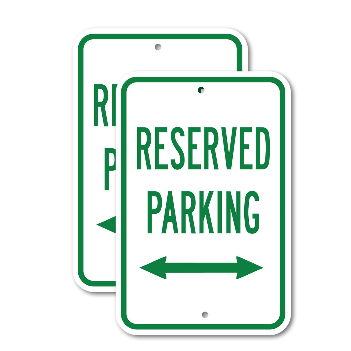 Reserved Parking with double arrow
