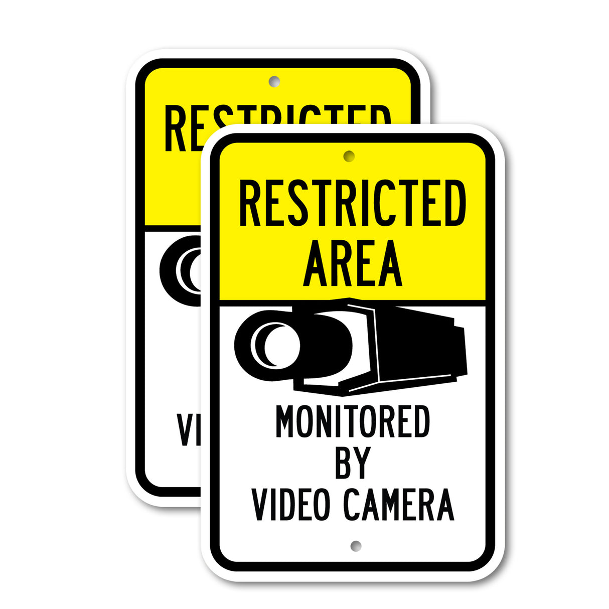 Restricted Area Monitored By Video Camera #2