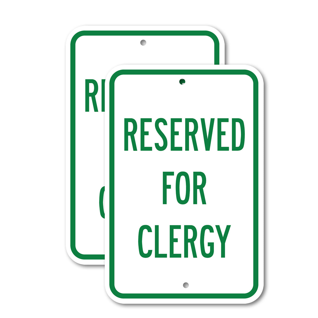 Reserved For Clergy Rust Proof