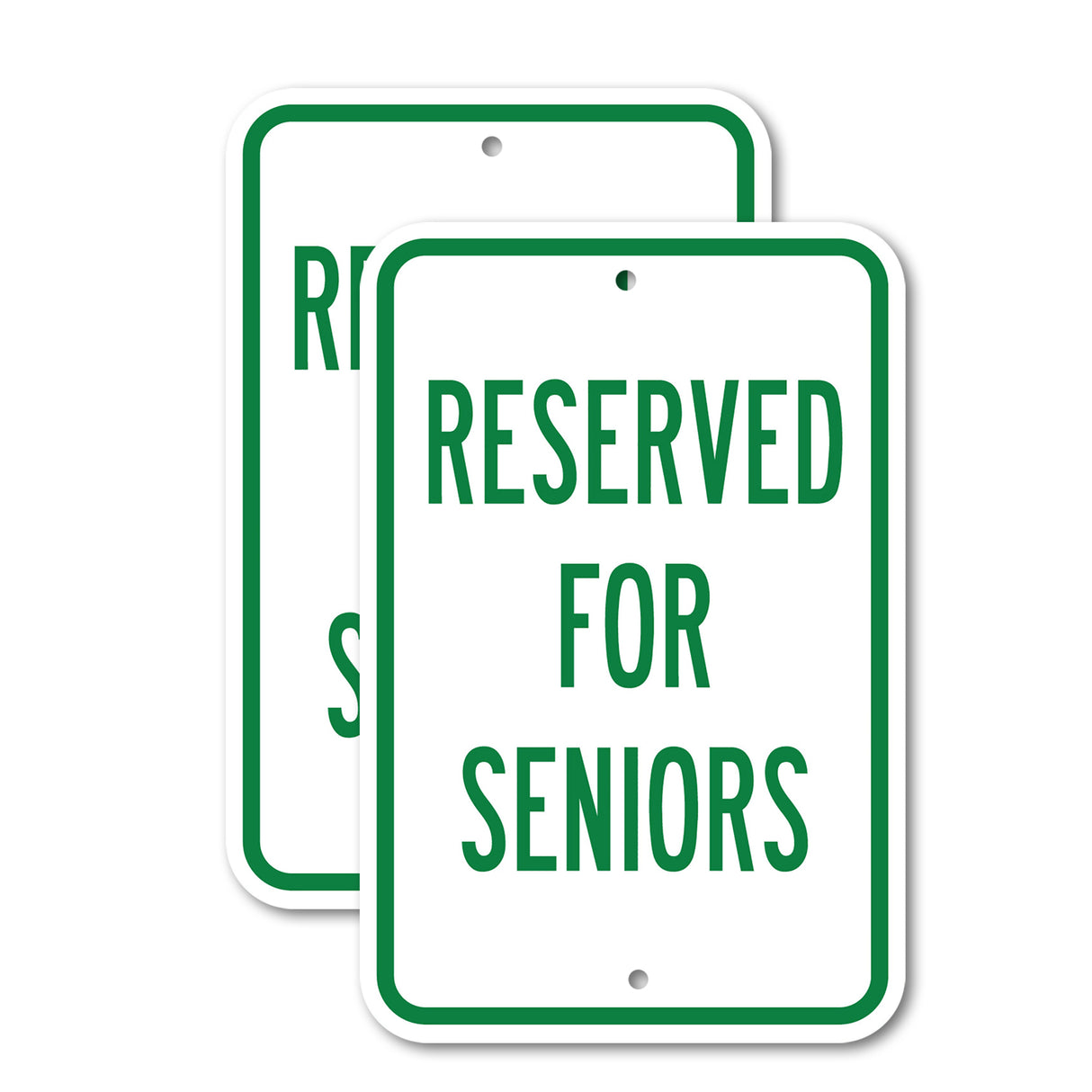 Reserved For Seniors Rust Proof