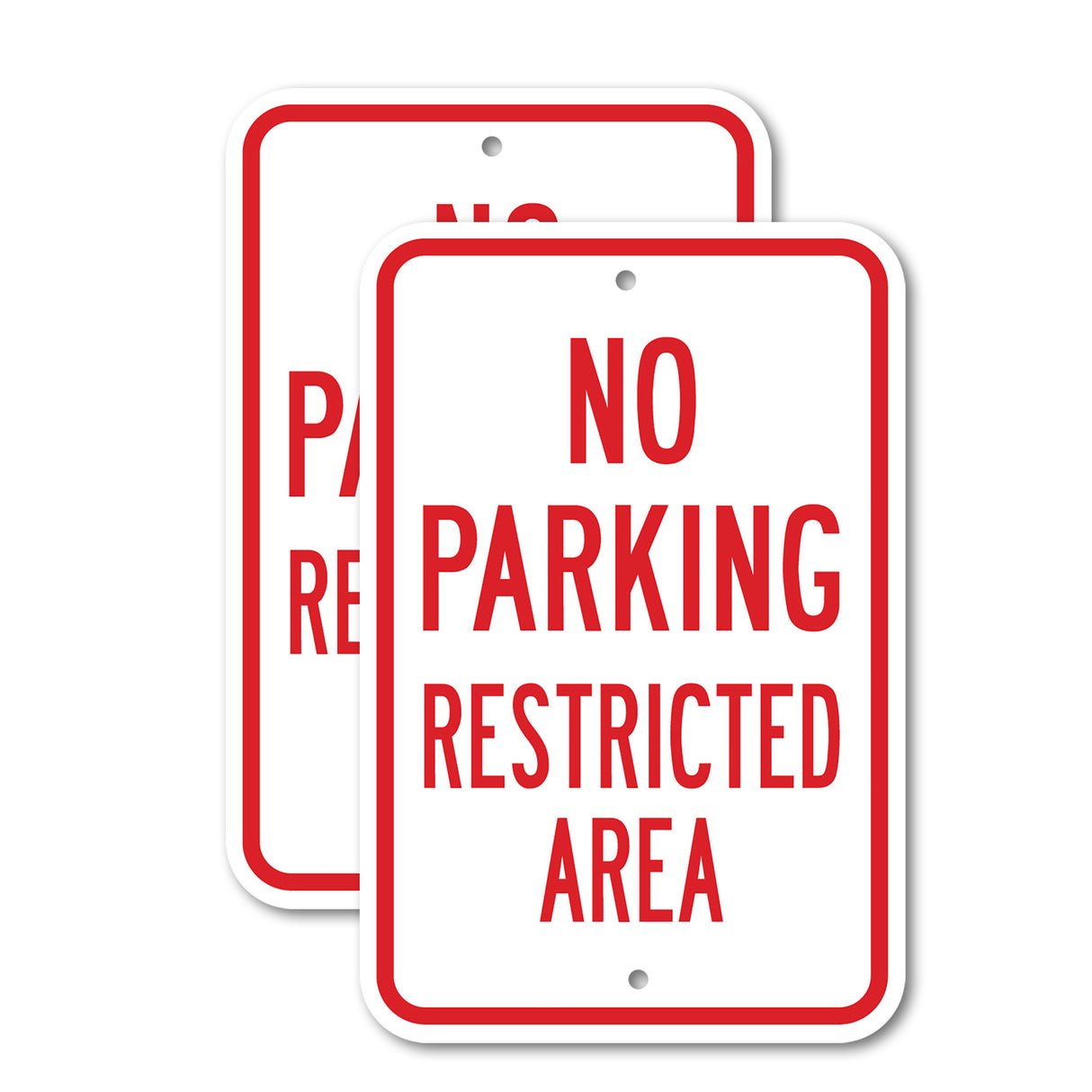 No Parking Restricted Area