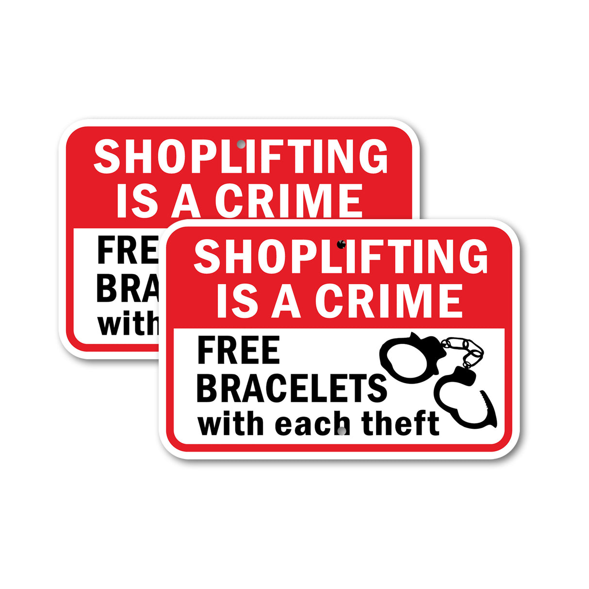 Shoplifting Is A Crime Free Bracelets With Each