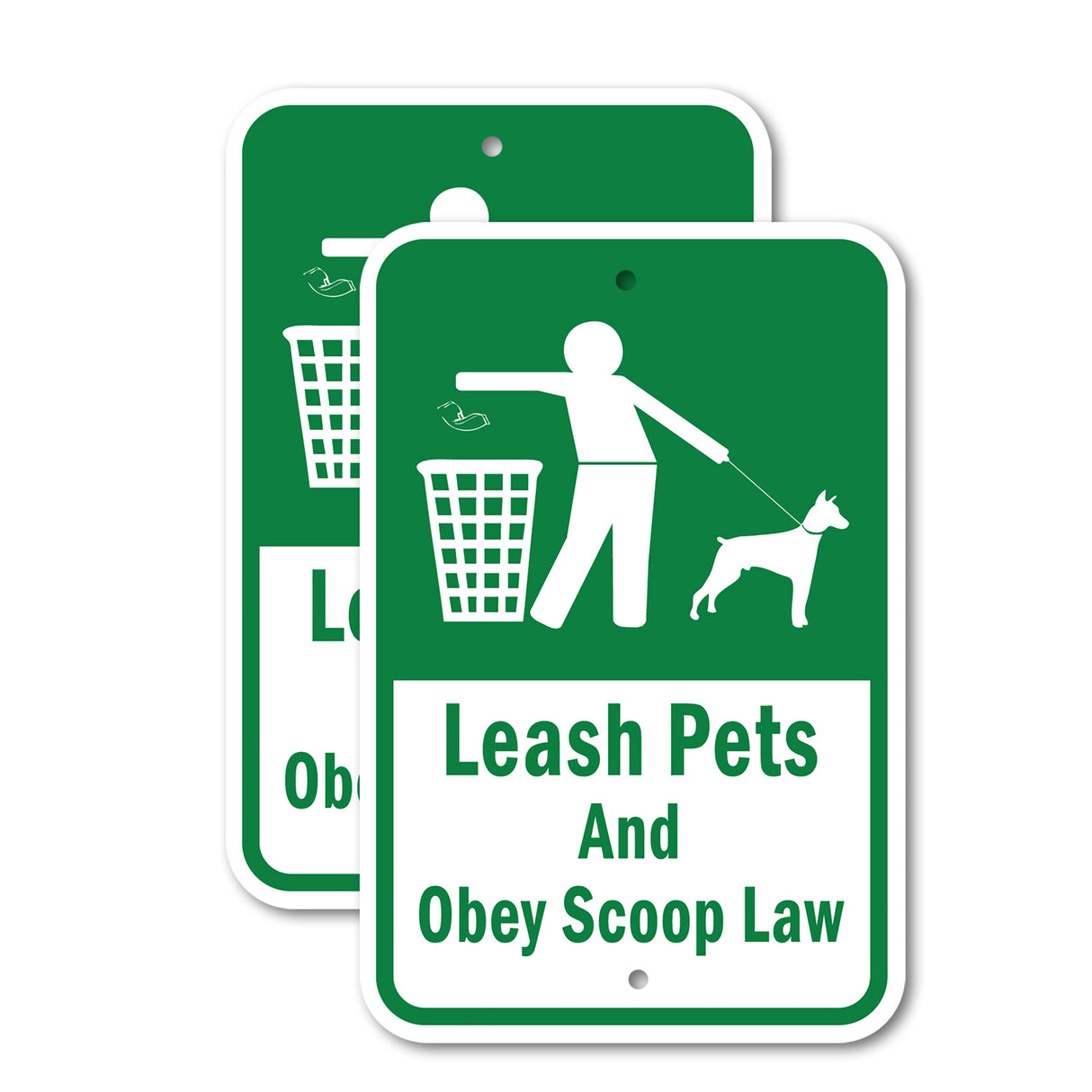 Leash Pets And Obey Scoop Law