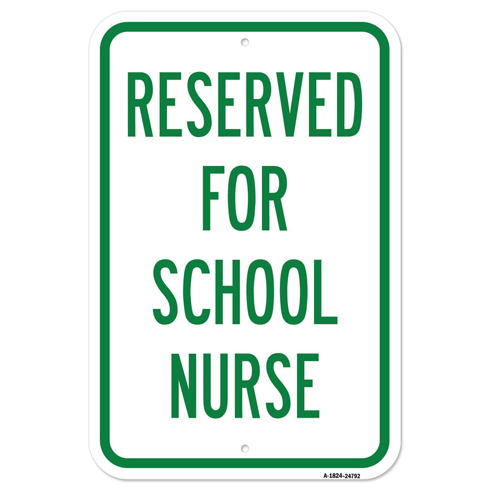 Reserved For School Nurse
