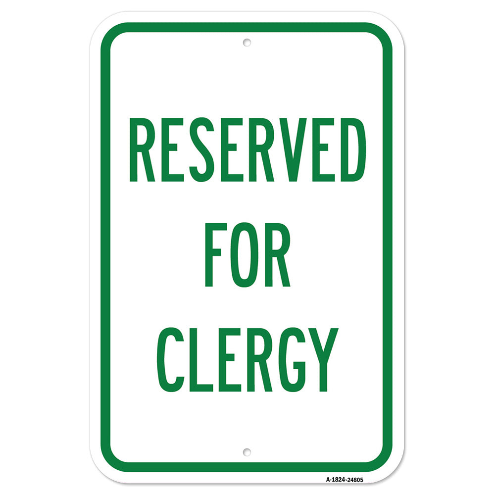 Reserved For Clergy