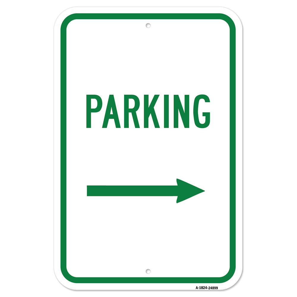 Parking With Right Arrow